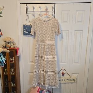 Baltic Born Cream Lace Maxi Dress